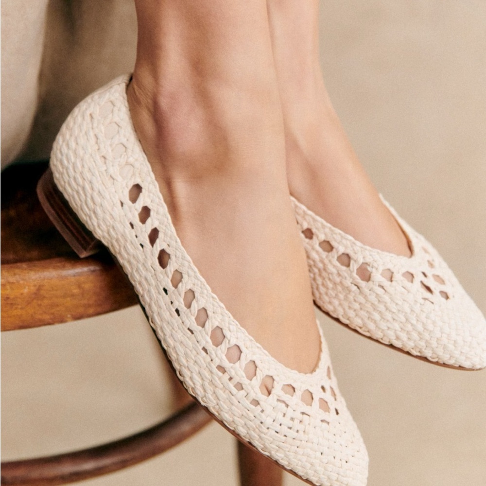 Sezane Anya Low Ballerina Flats 37